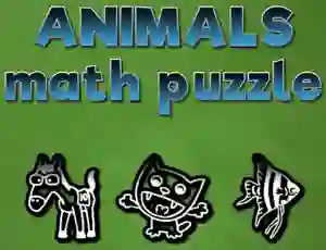 Joc Animals Math Puzzles on-line