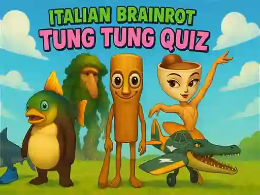 Joc Italian Brainrot tung Tung Quiz on-line