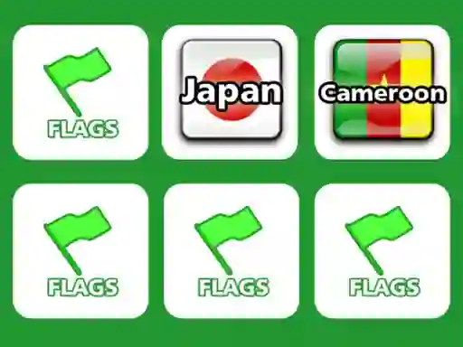 Joc Memory With Flags on-line