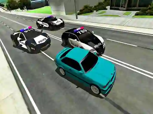 Joc Mad Cop Police Car Race: Police Car vs Gangster Escape on-line