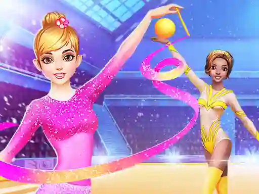 Joc Gymnastics Girls Dress Up Game on-line
