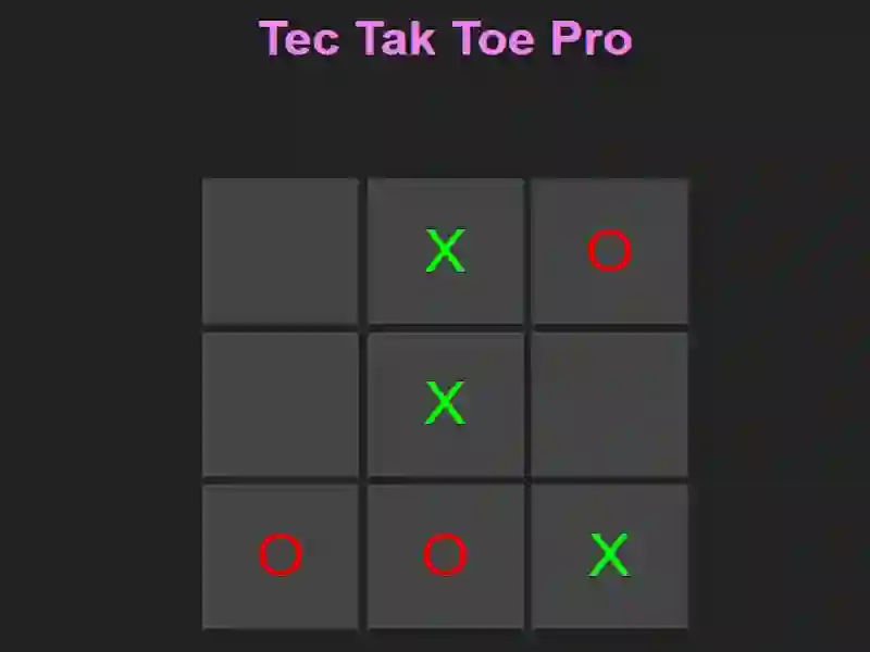 Joc Tec Tak Toe Pro on-line