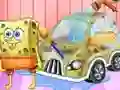 Joc Spongebob Car Cleaning on-line