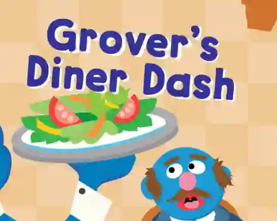 Joc 123 Sesame Street: Grover's Diner Dash on-line