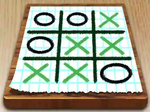 Joc Tic Tac Toe Paper Note on-line