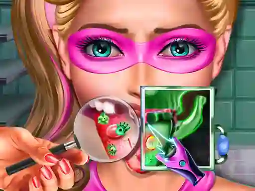 Joc  Super Doll Tongue Doctor on-line