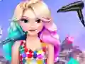 Joc Eliza's Neon Hairstyle on-line