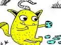 Joc Funny Monsters Puzzle on-line