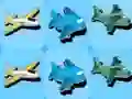 Joc Big Fast Airplanes Match 3 on-line