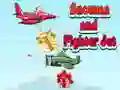 Joc Snowman and Fighter Jet on-line