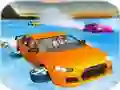 Joc Crazy Water Surfing Car Race on-line