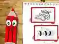 Joc Back To School Cars Coloring Book on-line