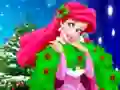 Joc Ariel The Little Mermaid Christmas Dres Up on-line