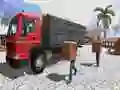 Joc Asian offroad cargo truck driver on-line