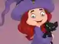 Joc G2E Happy Witch Girl And Cat Room Escape on-line