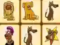 Joc Mahjong dogs on-line