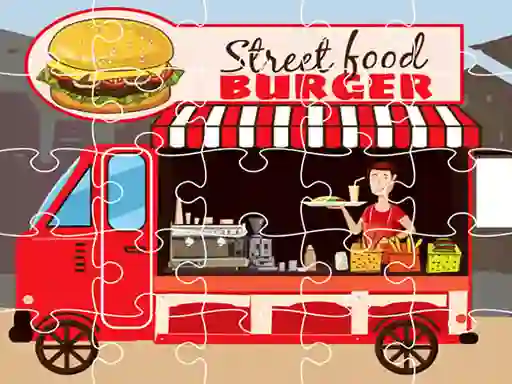 Joc Burger Trucks Jigsaw on-line