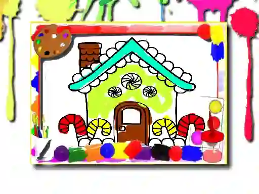 Joc House Coloring Book on-line