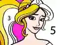 Joc Princess Coloring By Number on-line