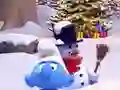 Joc Smurfy Snowballs on-line