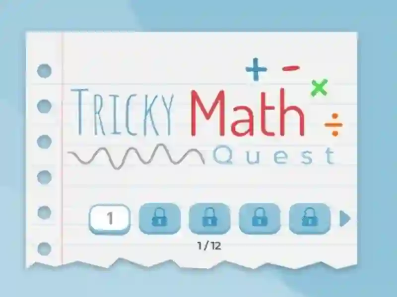 Joc Tricky Math Quest on-line
