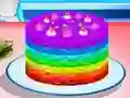 Joc Cooking Rainbow Cake on-line