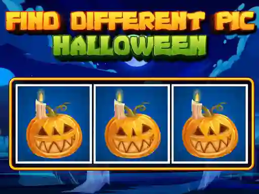 Joc Find Different Pic Halloween on-line