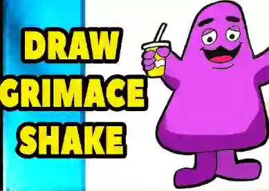 Joc Grimace Shake: Draw and Erase on-line