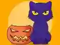 Joc Coloring Book: Halloween Cat on-line