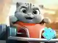 Joc Jigsaw Puzzle: Cat Racing Driver on-line