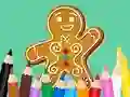 Joc Coloring Book: Gingerbreads on-line