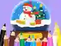 Joc Coloring Book: Christmas Crystal Ball on-line