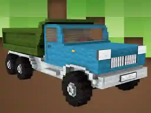 Joc Blockcraft Truck Jigsaw on-line
