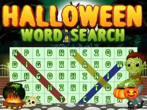 Joc Halloween Words Search on-line