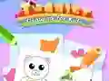 Joc Toddler Drawing: Cute Dog on-line