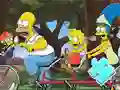 Joc Jigsaw Puzzle: Simpson Family Riding on-line