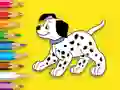 Joc Coloring Book: Cute Spotted Dog on-line