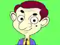 Joc Mr Bean Coloring Book on-line