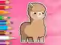 Joc Coloring Book: Cute Alpaca on-line
