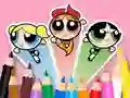 Joc Coloring Book: The Powerpuff Girls on-line