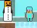 Joc Noob vs Pro Snowman on-line