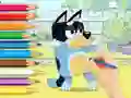 Joc Coloring Book: Bluey And Bingo on-line