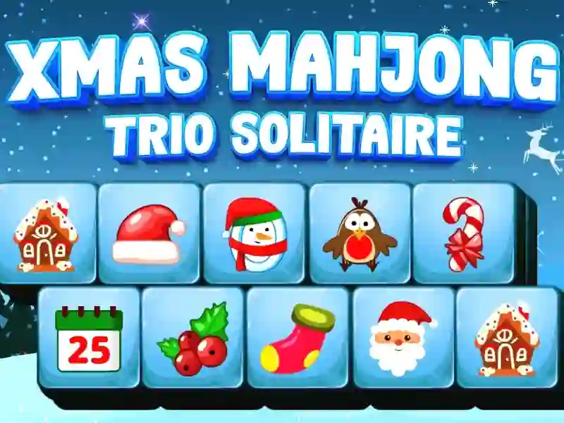 Joc Xmas Mahjong Trio Solitaire on-line