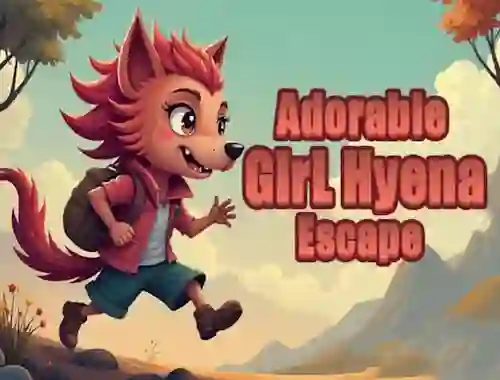 Joc Adorable Girl Hyena Escape on-line