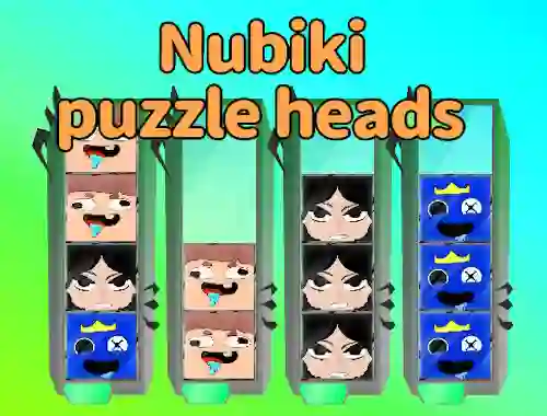 Joc Nubiki Puzzle Heads on-line