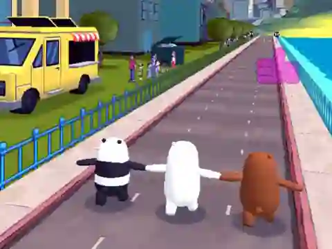 Joc We Bare Bears Bear Parkour on-line