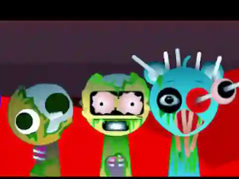 Joc Sprunki Music Scary Beat Box on-line