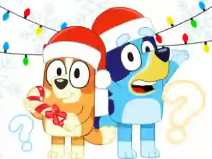 Joc Kids Quiz: Bluey Christmas Quiz on-line