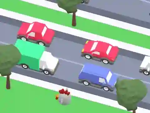 Joc Chicken Crosser on-line
