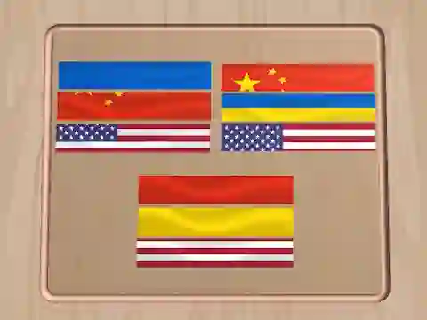 Joc Flag Puzzle Jam: Collect Flags on-line